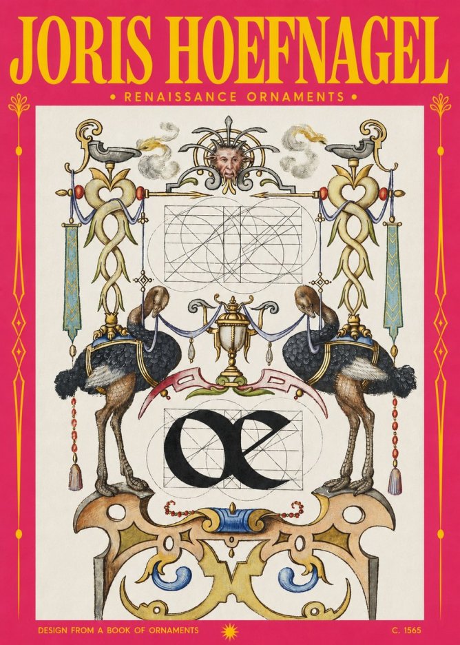 Joris Hoefnagel Ornamental Study I No4 - Plakat