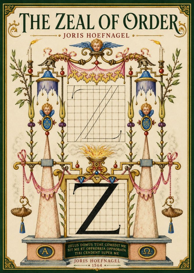 Joris Hoefnagel The Z Table No5 - Plakat