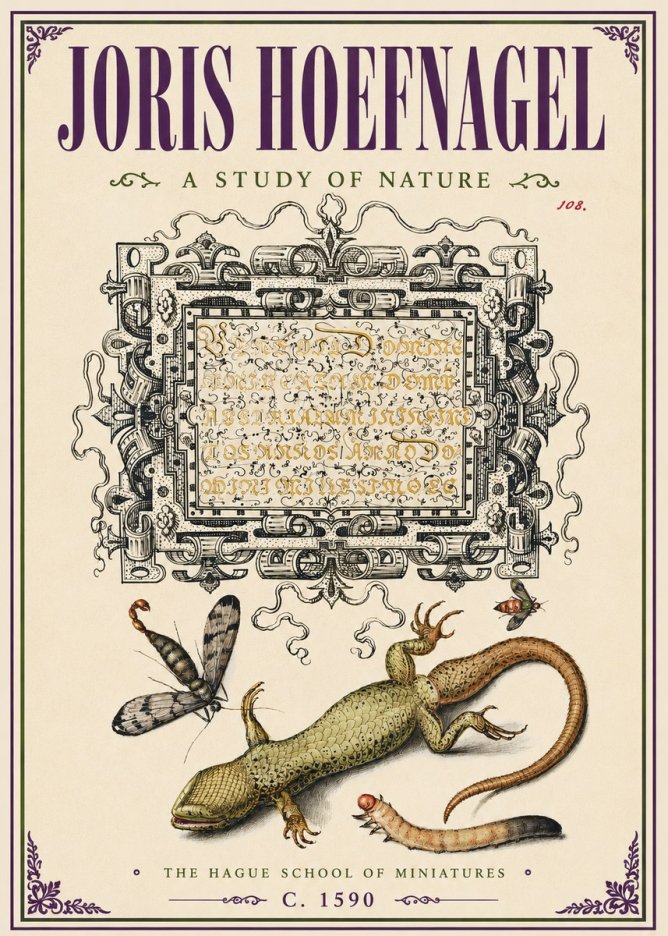 Joris Hoefnagel A Study of Nature III No4 - Plakat