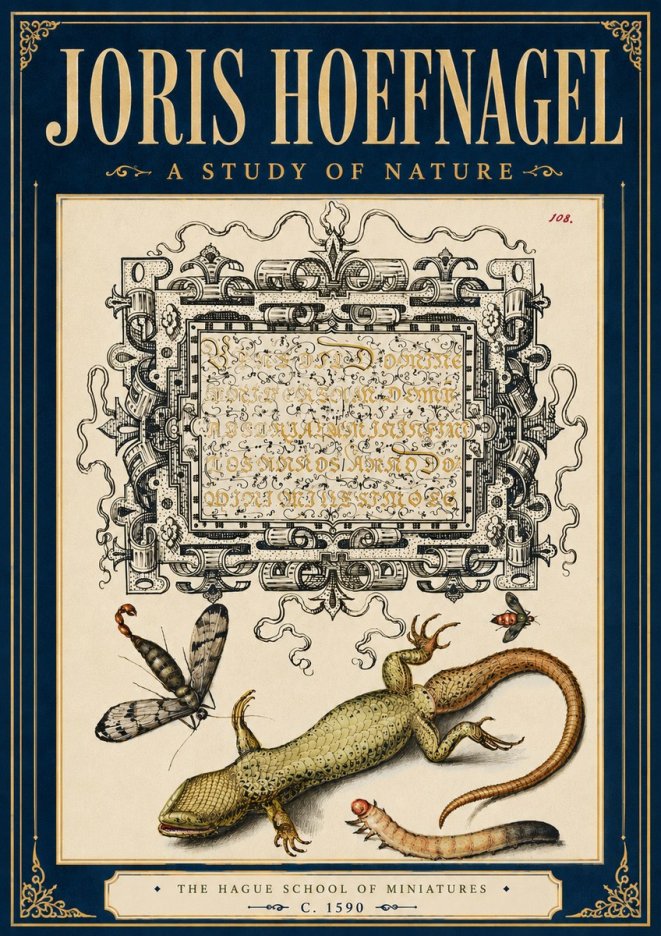 Joris Hoefnagel A Study of Nature III No5 - Plakat