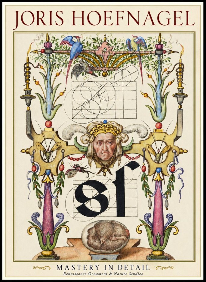 Joris Hoefnagel Mastery in Detail - Renaissance Ornament & Nature Studies No1 - Plakat