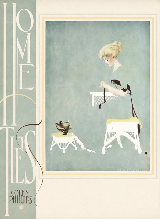 Coles Phillips Home Ties No5 - Plakat