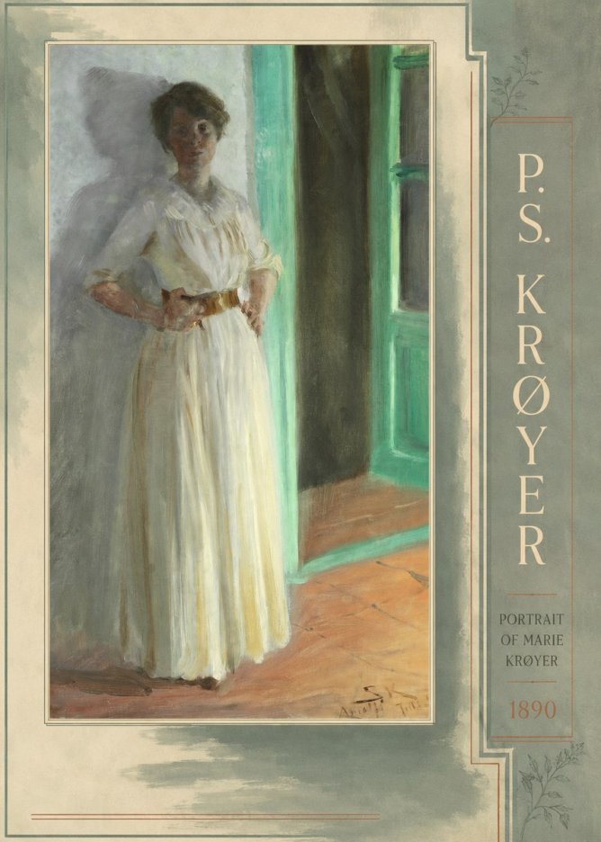 P.S. Krøyer Portrait of Marie Krøyer No2 - Plakat