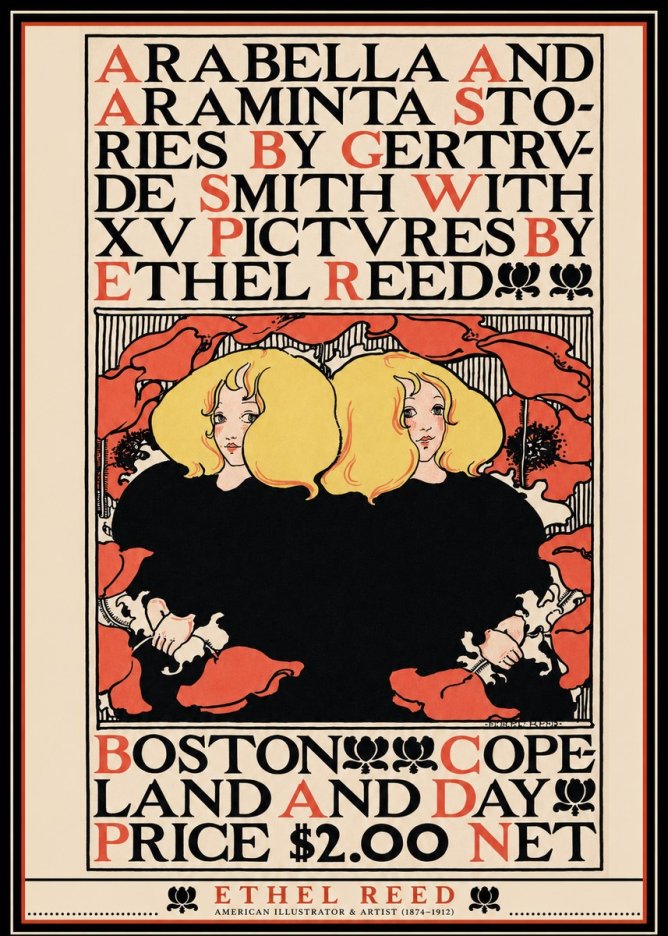 Ethel Reed Arabella and Araminta Stories No1 - Plakat