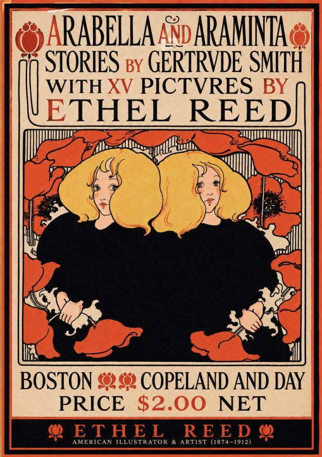 Ethel Reed Arabella and Araminta Stories No3 - Plakat