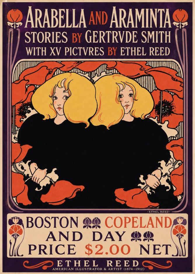 Ethel Reed Arabella and Araminta Stories No4 - Plakat