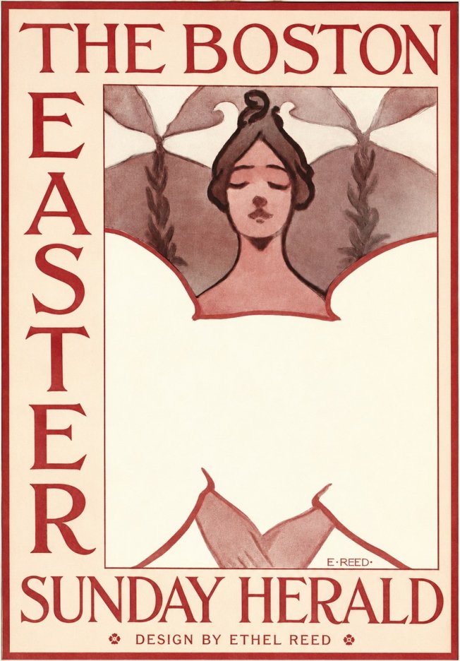 Ethel Reed The Boston Easter Sunday Herald No1 - Plakat
