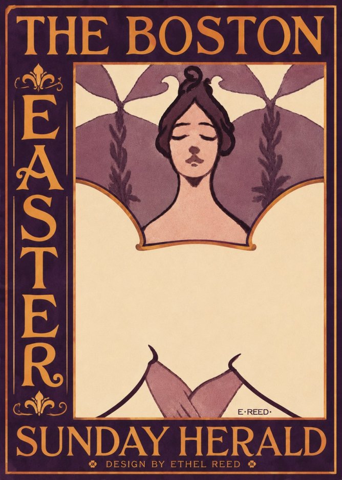 Ethel Reed The Boston Easter Sunday Herald No5 - Plakat