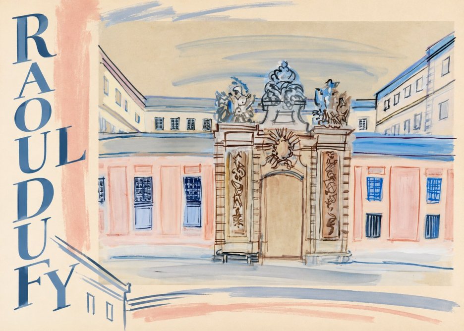 Raoul Dufy Versailles, the Grand Trianon No2 - Plakat