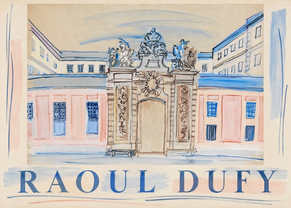 Raoul Dufy Versailles, the Grand Trianon No3 - Plakat