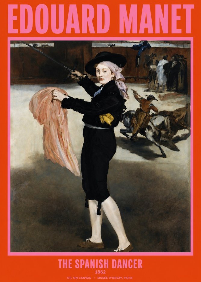 Édouard Manet The Little Bullfighter No3 - Plakat
