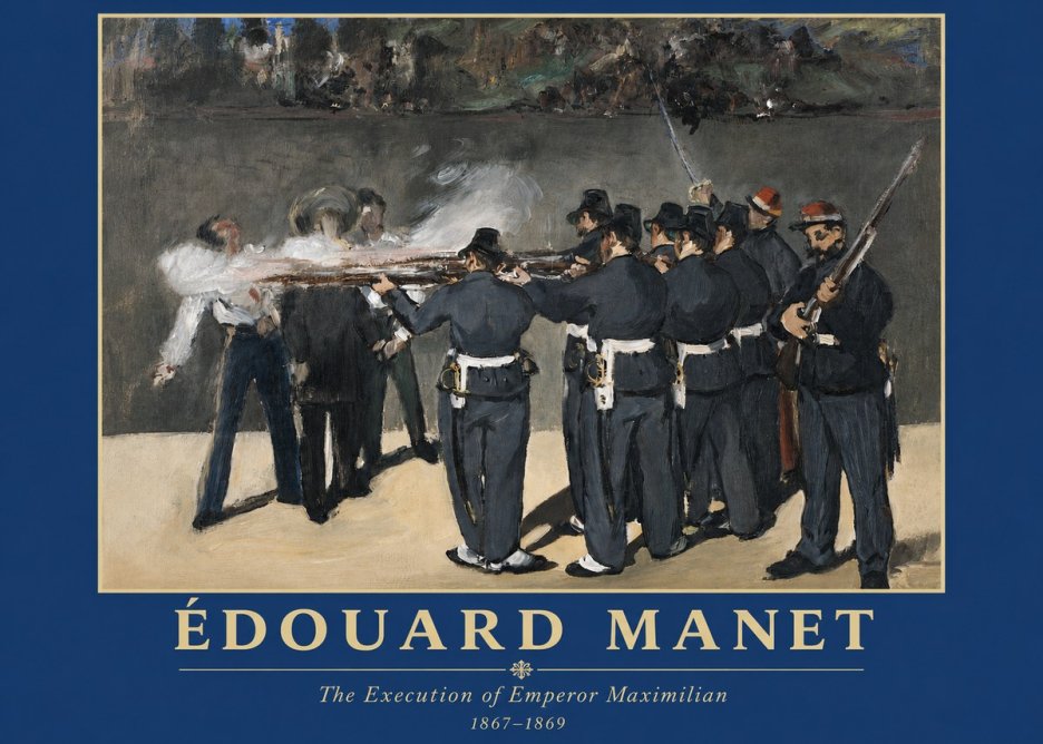 Édouard Manet The Execution of Emperor Maximilian No2 - Plakat