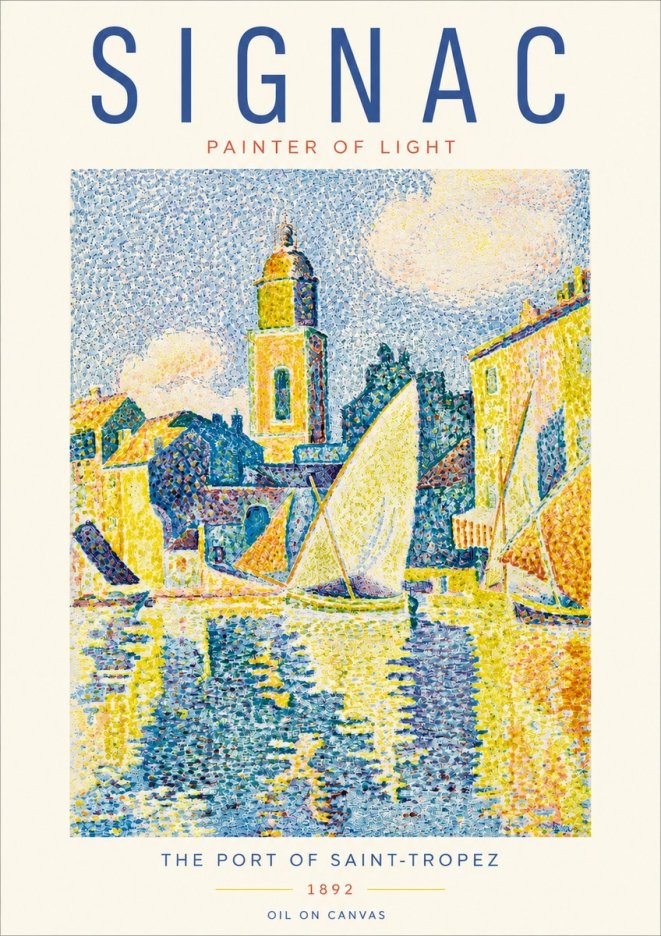 Signac The Port of Saint-tropez No3 - Plakat