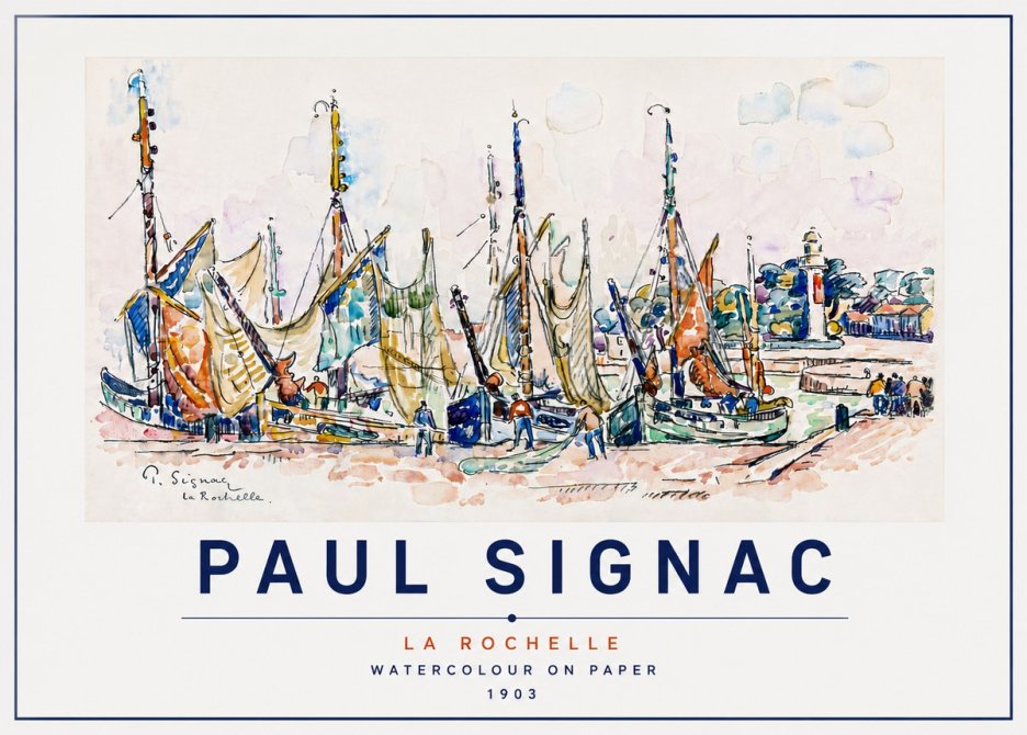 Signac La Rochelle I No5 - Plakat