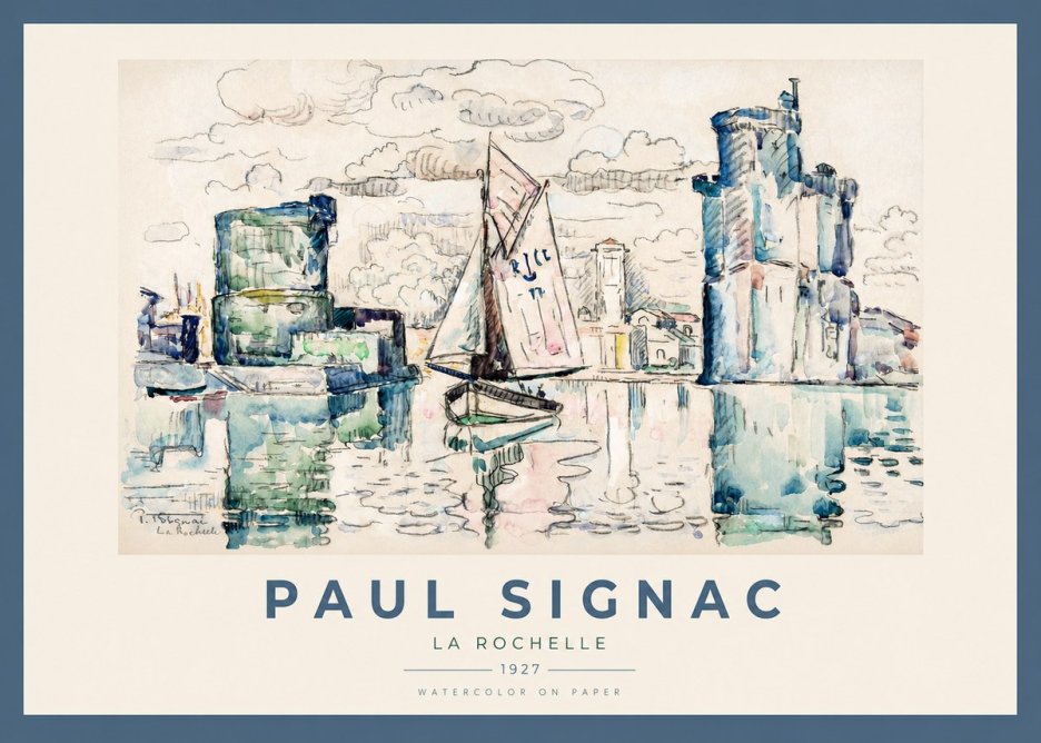 Signac La Rochelle II No2 - Plakat