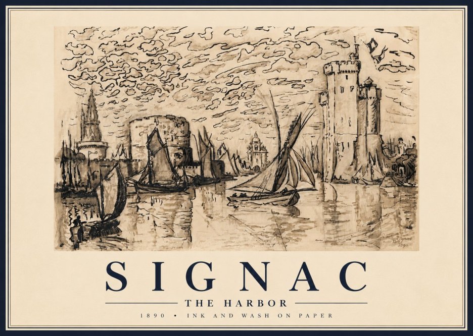 Signac The Harbor II No6 - Plakat