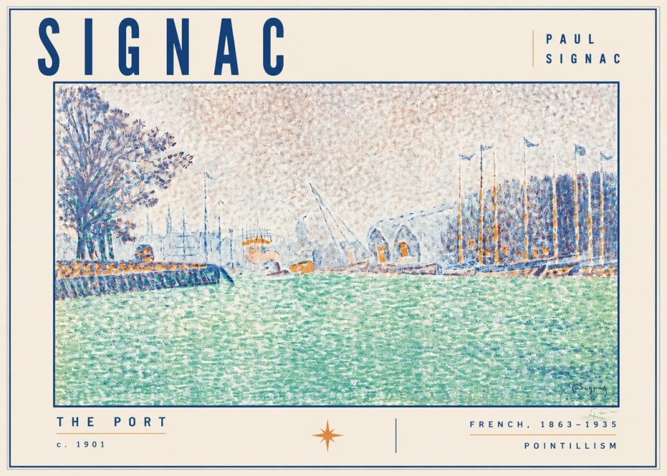Signac The Port II No3 - Plakat