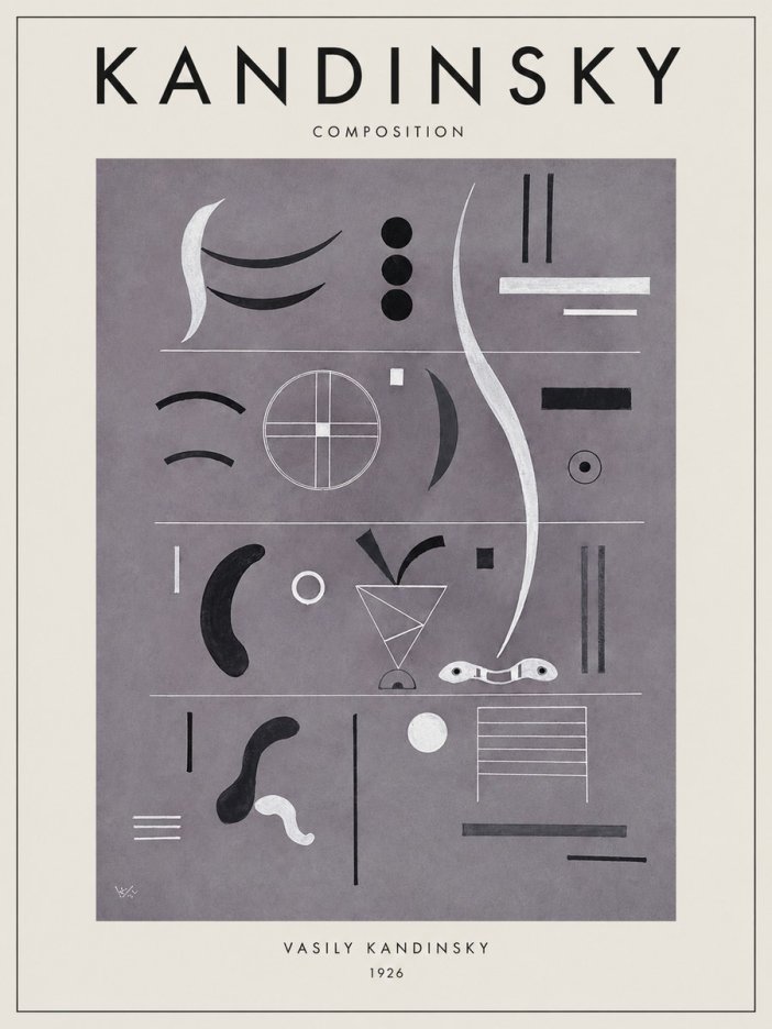 Kandinsky Composition I No1 - Plakat