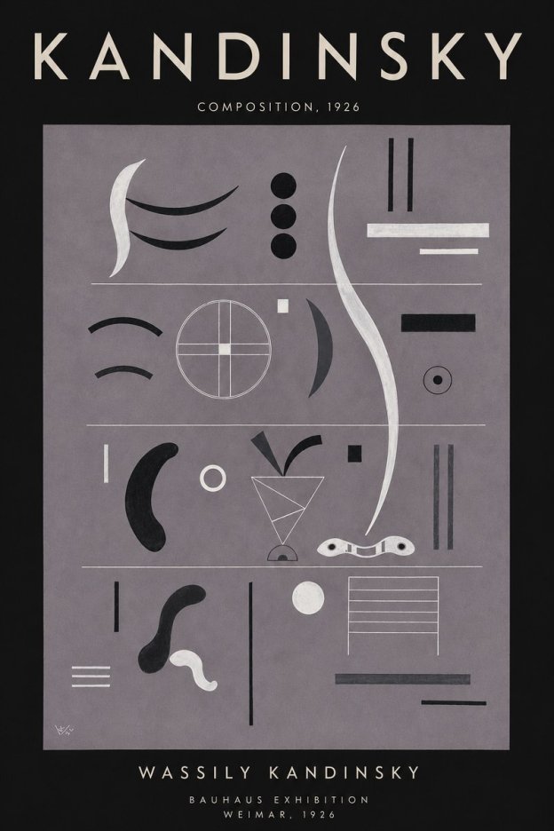 Kandinsky Composition I No4 - Plakat