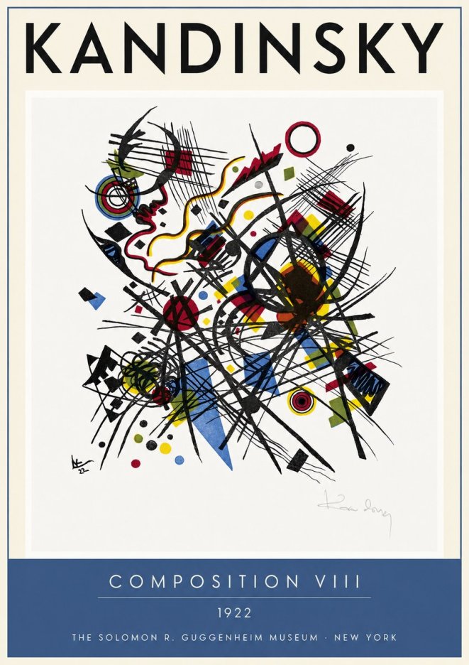 Kandinsky Composition Viii No3 - Plakat