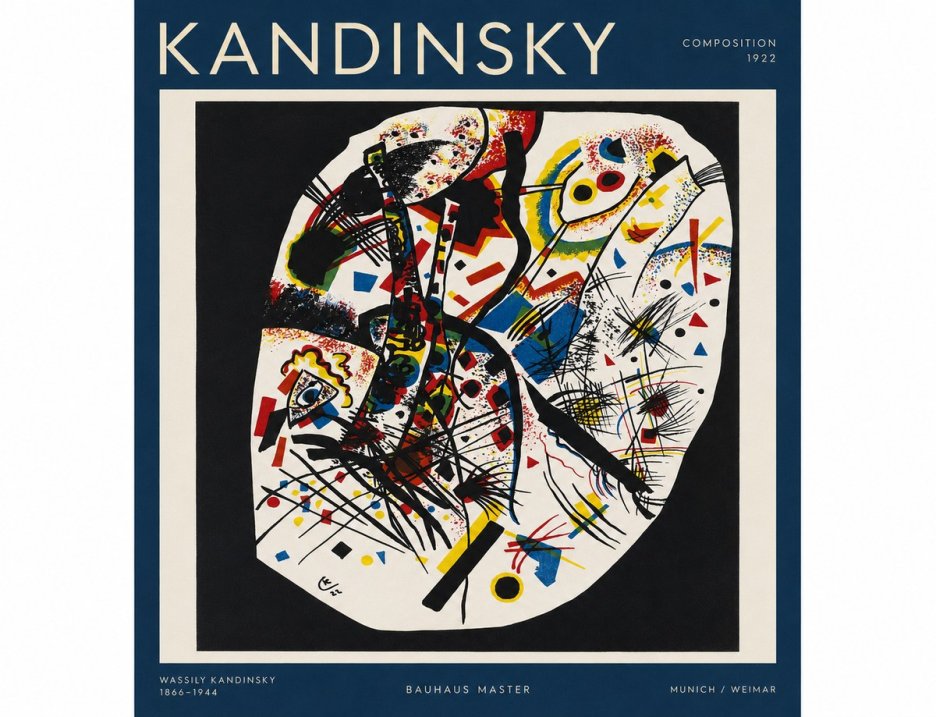 Kandinsky Composition 1922 No2 - Plakat