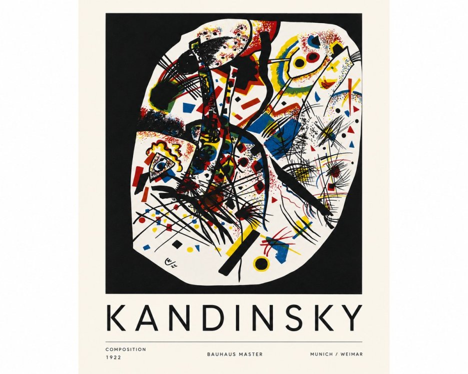 Kandinsky Composition 1922 No3 - Plakat