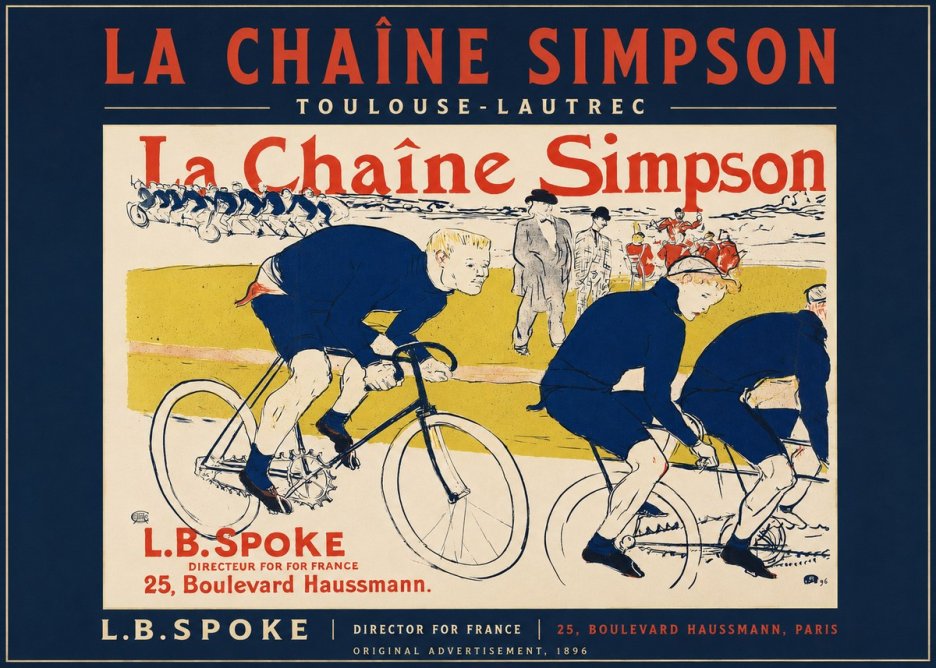 Toulouse-Lautrec La Chaîne Simpson No2 - Plakat