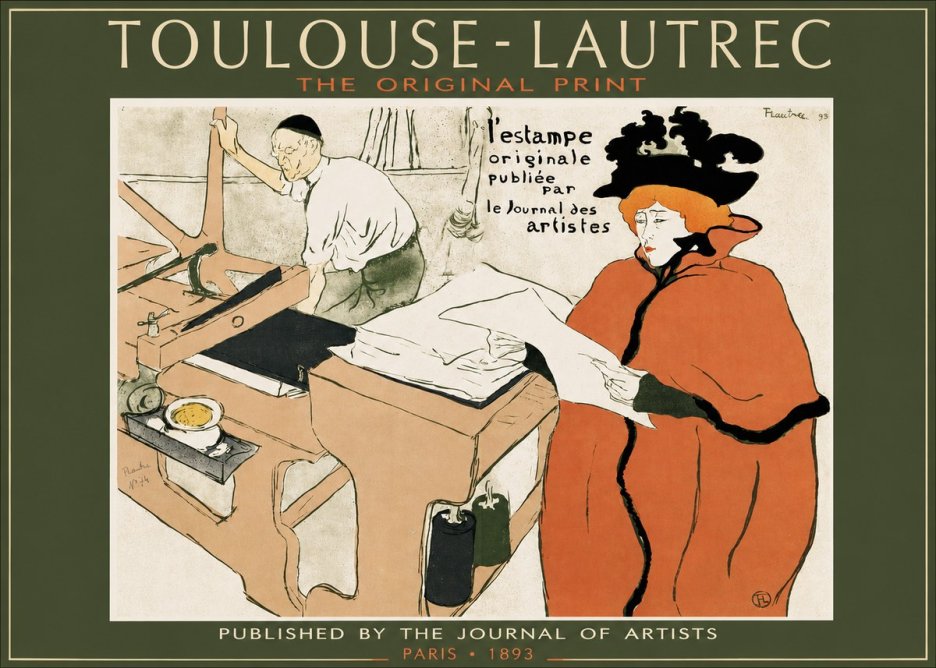 Toulouse-Lautrec L'estampe Originale No3 - Plakat