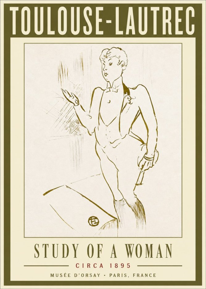 Toulouse-Lautrec The Poet of Parisian Life No3 - Plakat