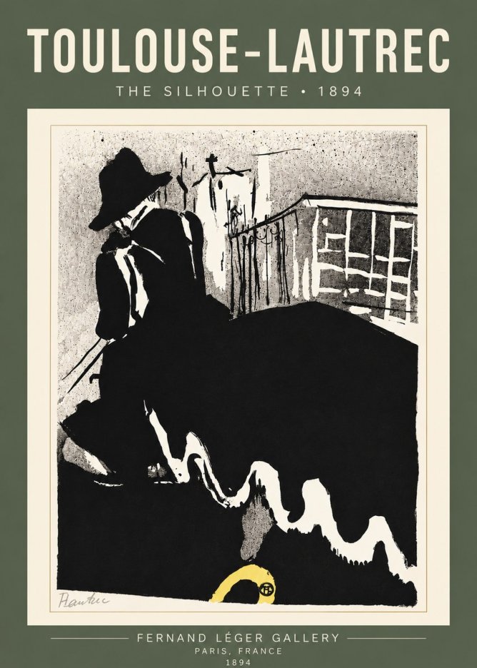 Toulouse-Lautrec The Silhouette No4 - Plakat