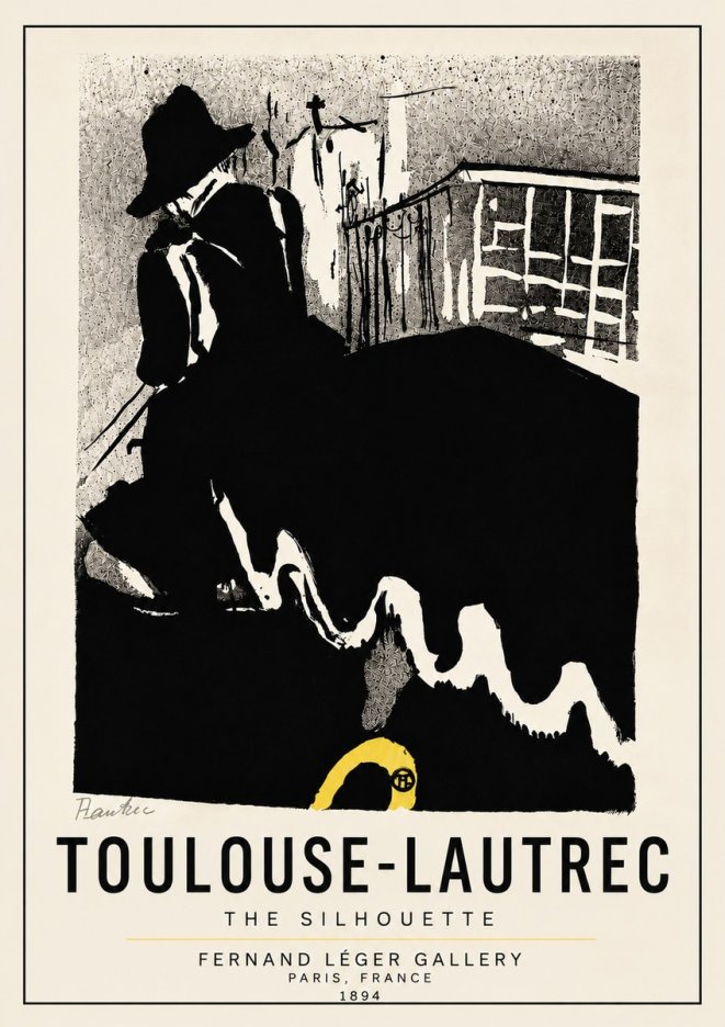 Toulouse-Lautrec The Silhouette No5 - Plakat