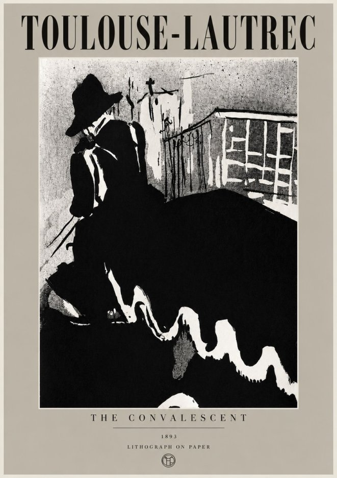 Toulouse-Lautrec The Convalescent No6 - Plakat