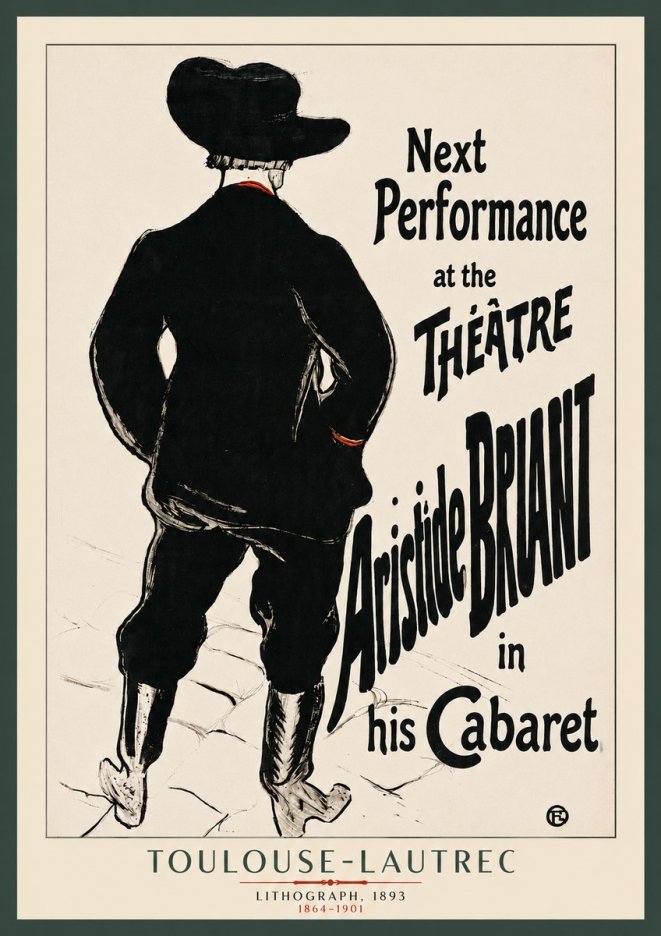 Toulouse-Lautrec Next Performance at the Théâtre Aristide Bruant in His Cabaret No3 - Plakat