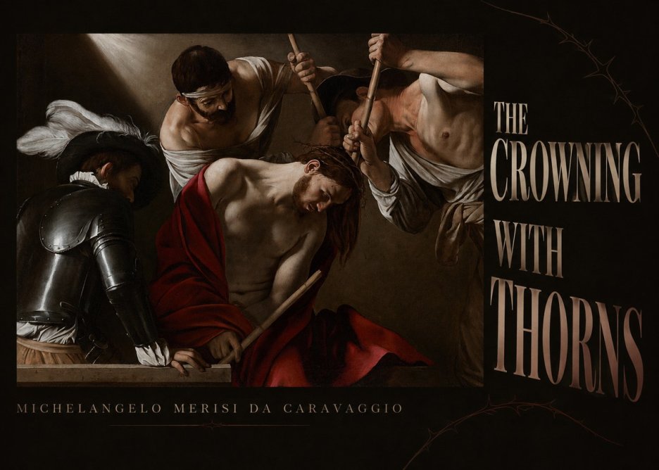 Michelangelo Merisi da Caravaggio The Crowning with Thorns I No5 - Plakat