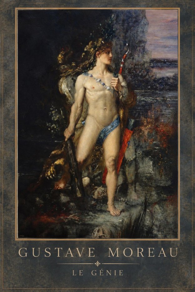 Gustave Moreau Saint Sebastian I No4 - Plakat