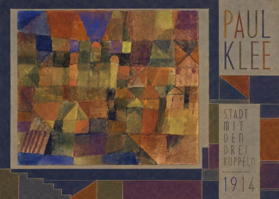 Paul Klee Stadt Mit Den Drei Kuppeln No3 - Plakat