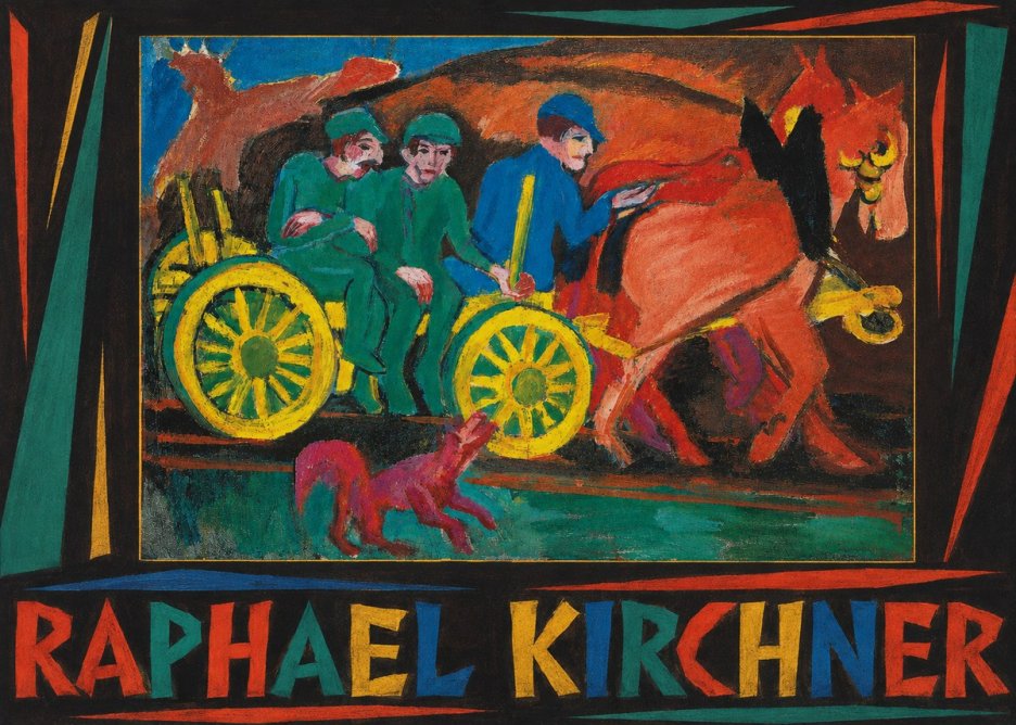 Raphael Kirchner Circus Scene No3 - Plakat