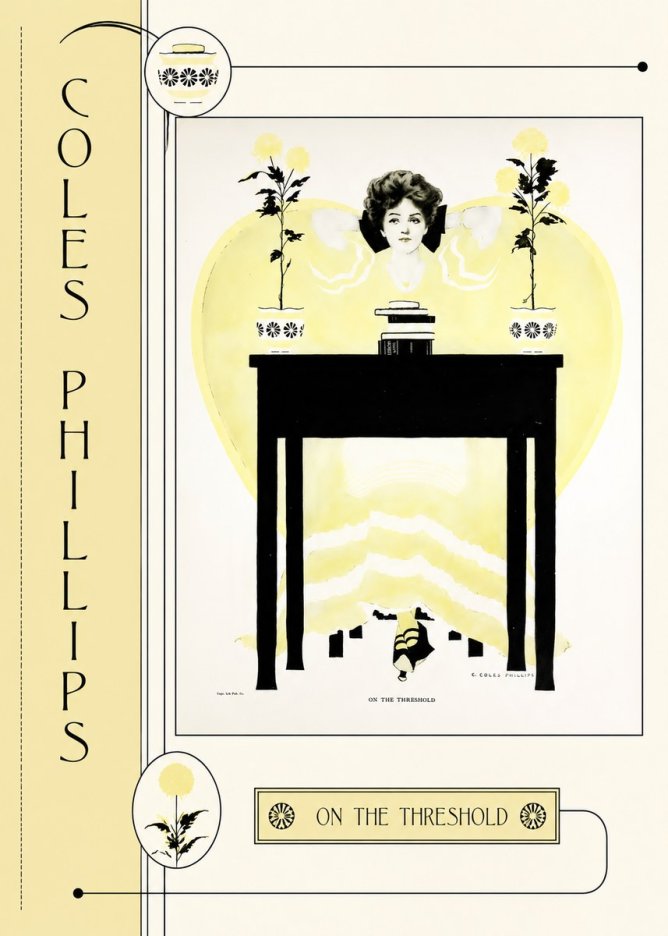 Coles Phillips On the Threshold No2 - Plakat