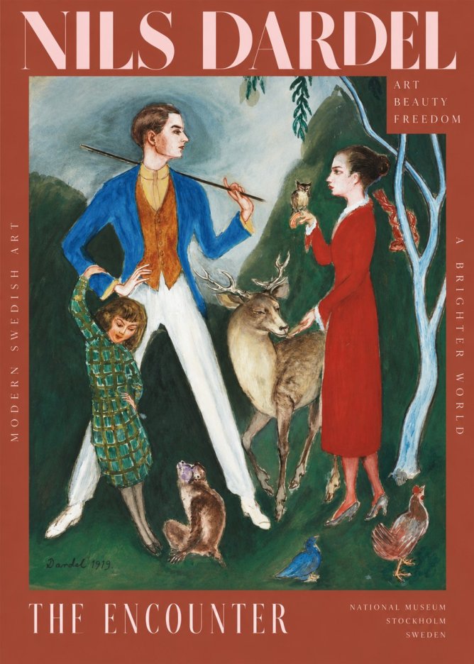 Nils Dardel The Encounter No2 - Plakat