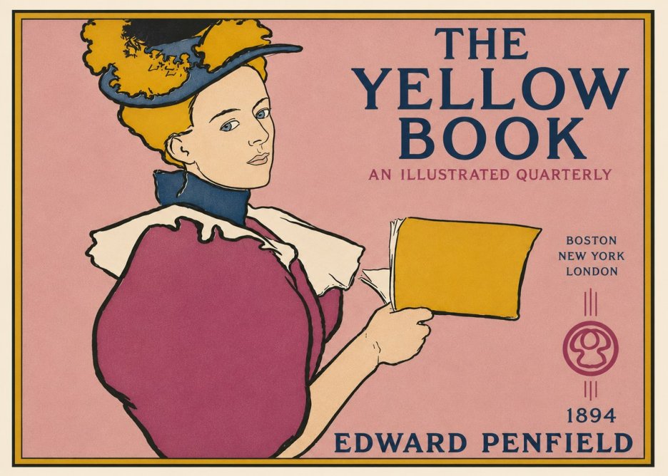 Edward Penfield The Yellow Book I No3 - Plakat