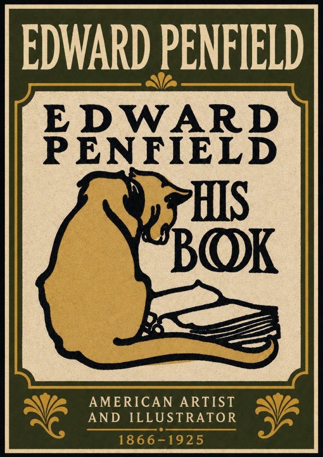 Edward Penfield His Book No5 - Plakat