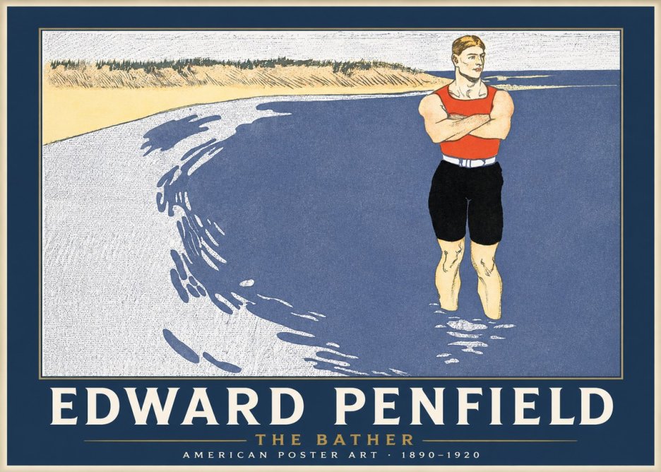 Edward Penfield The Bather No1 - Plakat
