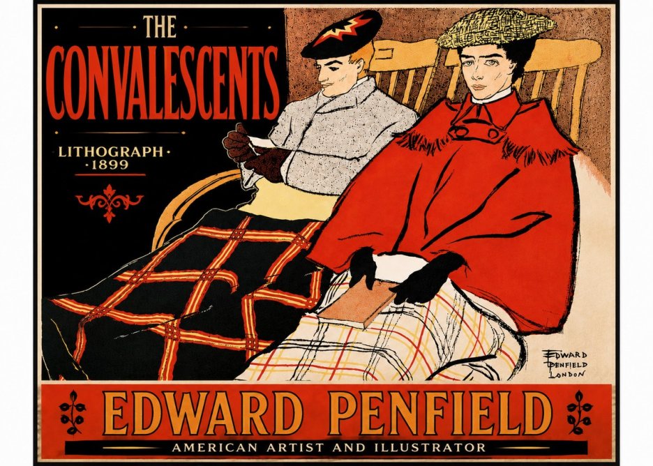 Edward Penfield The Convalescents No5 - Plakat