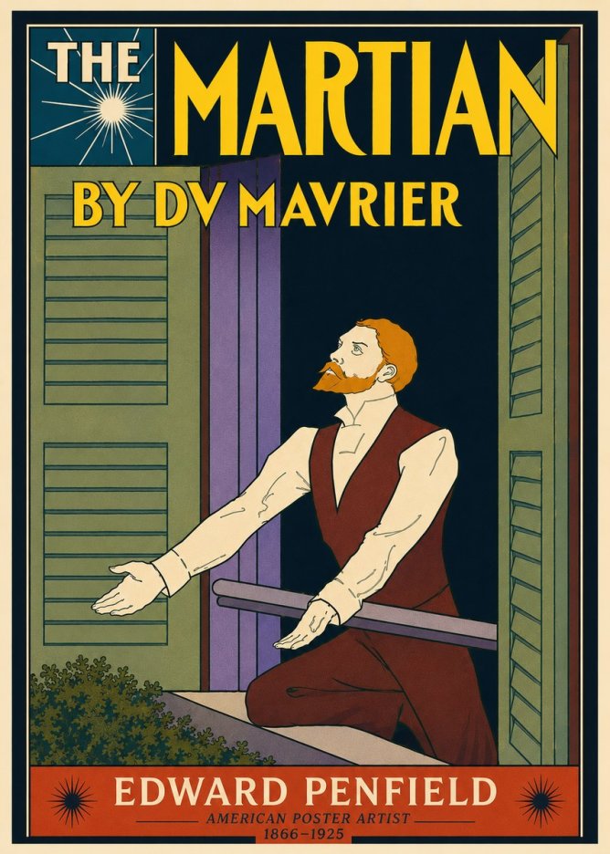 Edward Penfield The Martian by Dv Mavrier No6 - Plakat