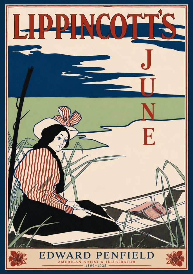Edward Penfield Lippincott's June No6 - Plakat