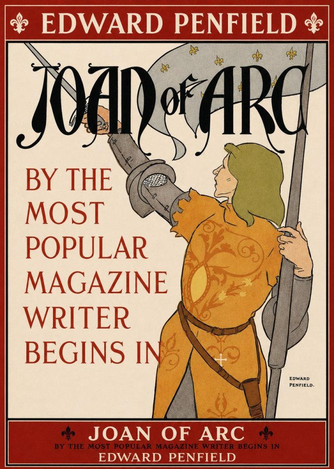 Edward Penfield Joan of Arc No4 - Plakat