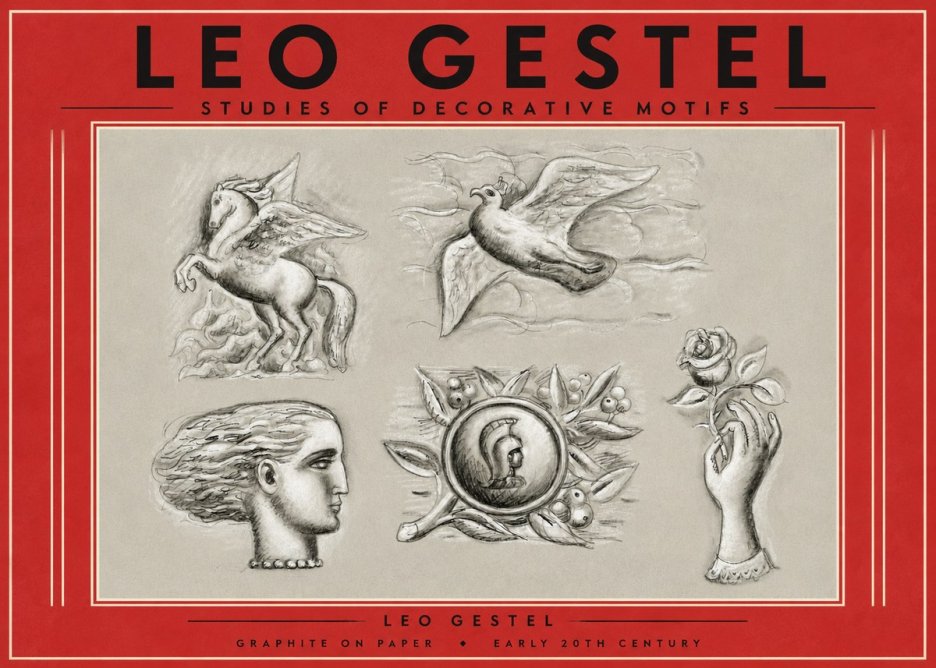 Leo Gestel Studies of Decorative Motifs No4 - Plakat