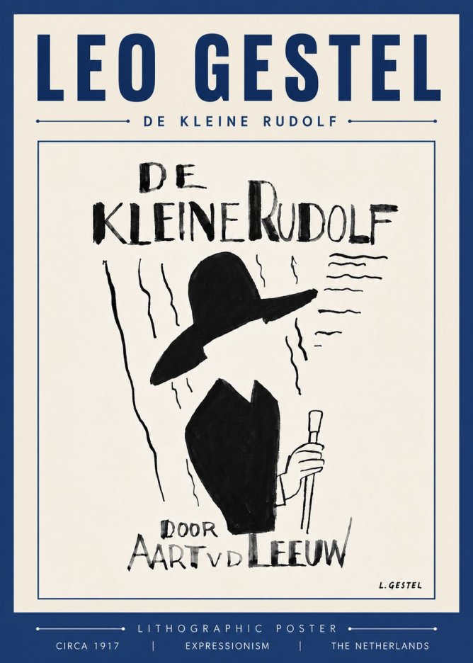 Leo Gestel De Kleine Rudolf No5 - Plakat