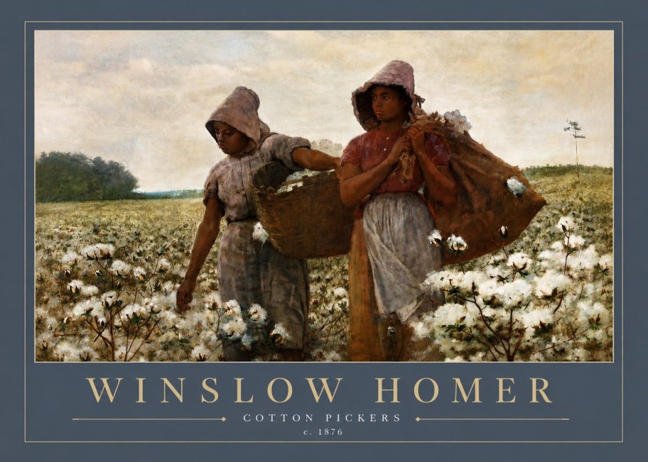 Winslow Homer Cotton Pickers No6 - Plakat