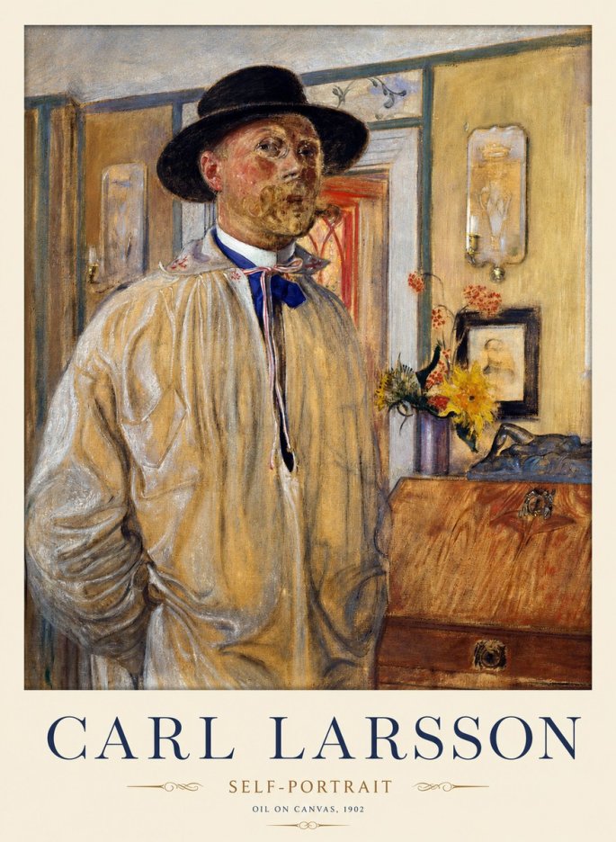Carl Larsson Self-portrait No2 - Plakat